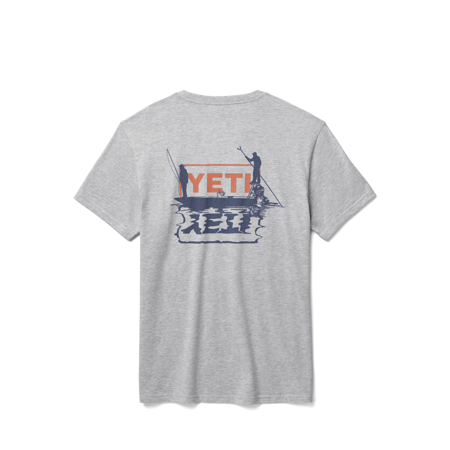 YETI Skiff Short Sleeve T-Shirt Heather Grey