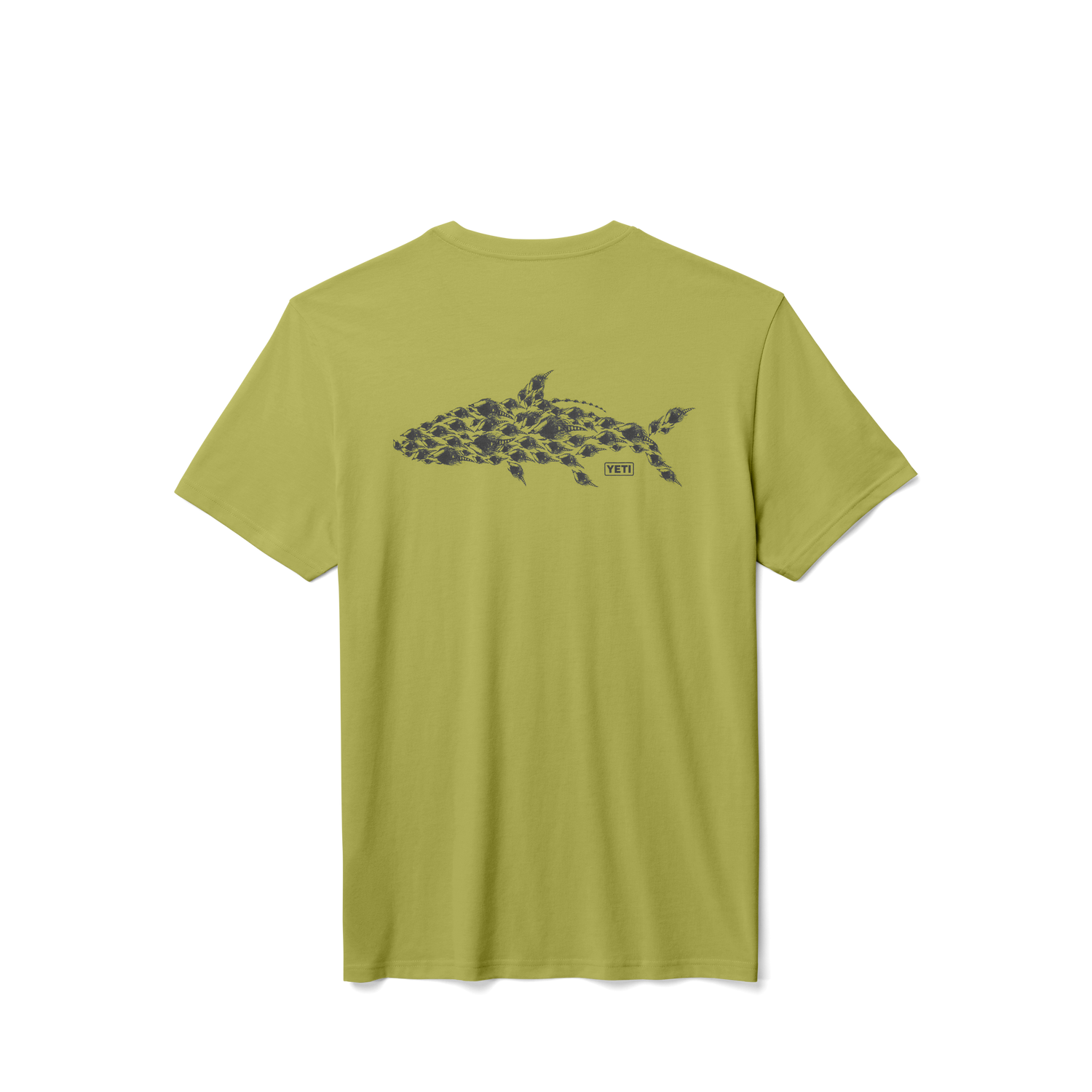 YETI Tarpon Flies Short Sleeve T-Shirt  Moss