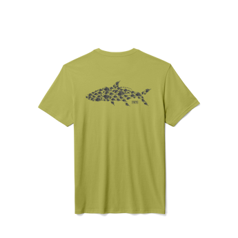 YETI Tarpon Flies Short Sleeve T-Shirt  Moss