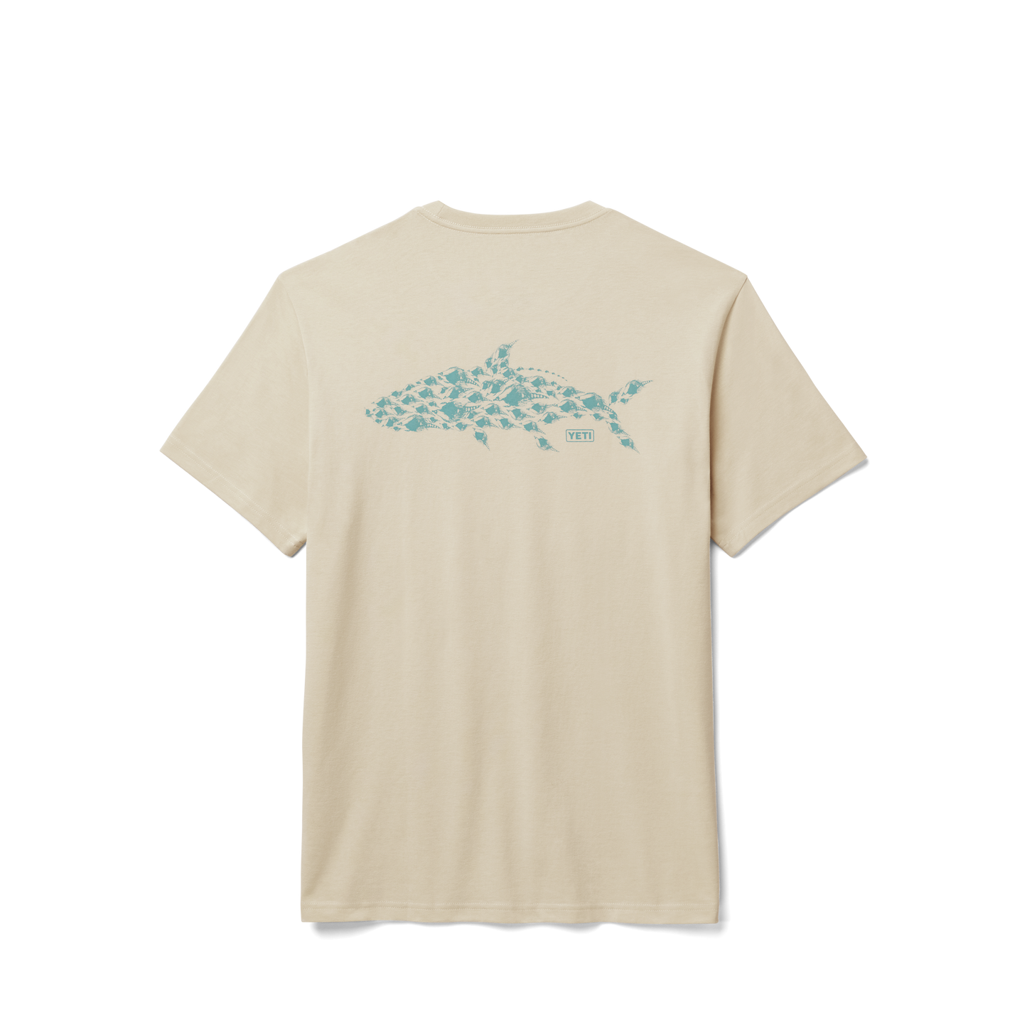 Tarpon Flies Short Sleeve T-Shirt Sand