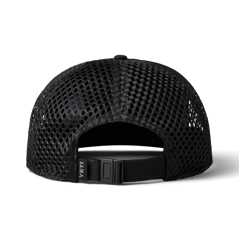 YETI Logo Performance Hat Black Black