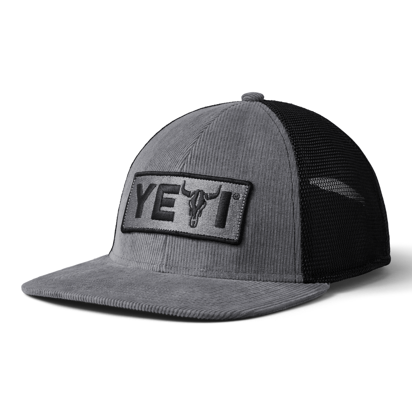 YETI Steer Flat Brim Hat Grey Grey
