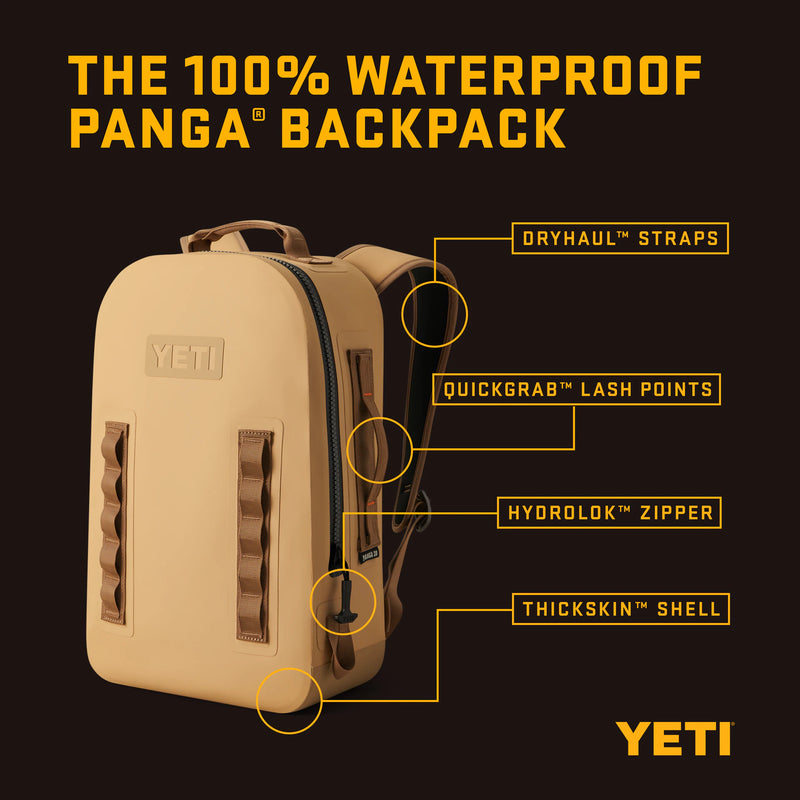 YETI Panga® 28L Waterproof Backpack Tan