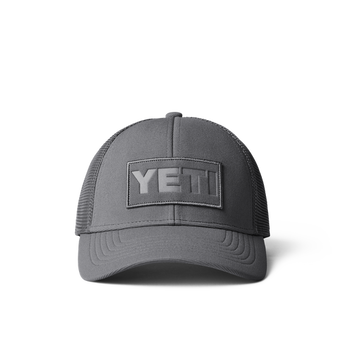 YETI Low Pro Trucker Hat Grey on Grey Grey