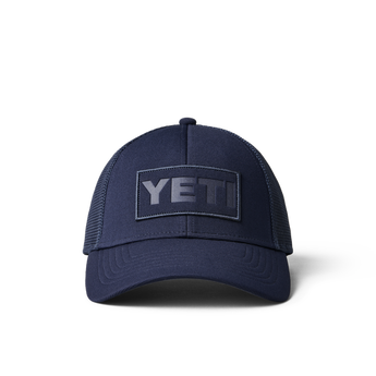 YETI Low Pro Trucker Hat Navy on Navy Navy