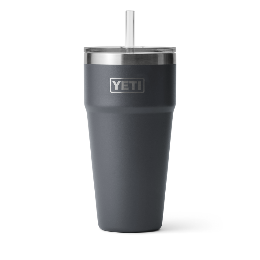 YETI 26 oz (769ml) Straw Stackable Cup Charcoal